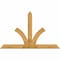 Ekena Millwork Richland Rough Sawn Timber Gable Bracket, Western Red Cedar, 84"W x 53"H x 2"D x 6"F, 15/12 Pitch GBW084X53X0206RIC00RWR - alternate 1